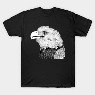 Hand drawn Bald eagle (pen and ink) T-Shirt